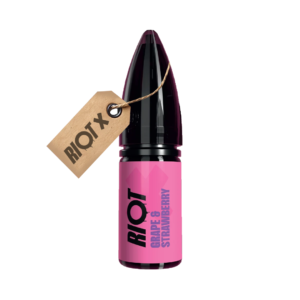 Grape & Strawberry Nic Salt E-Liquid by Riot X