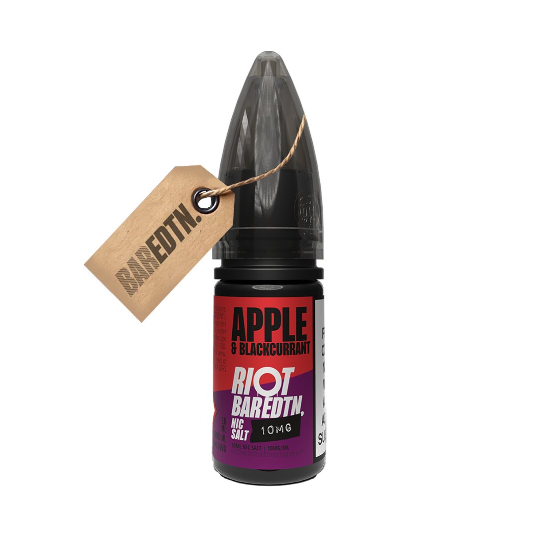 Apple Blackcurrant Nic Salt E-Liquid by Riot Bar EDTN