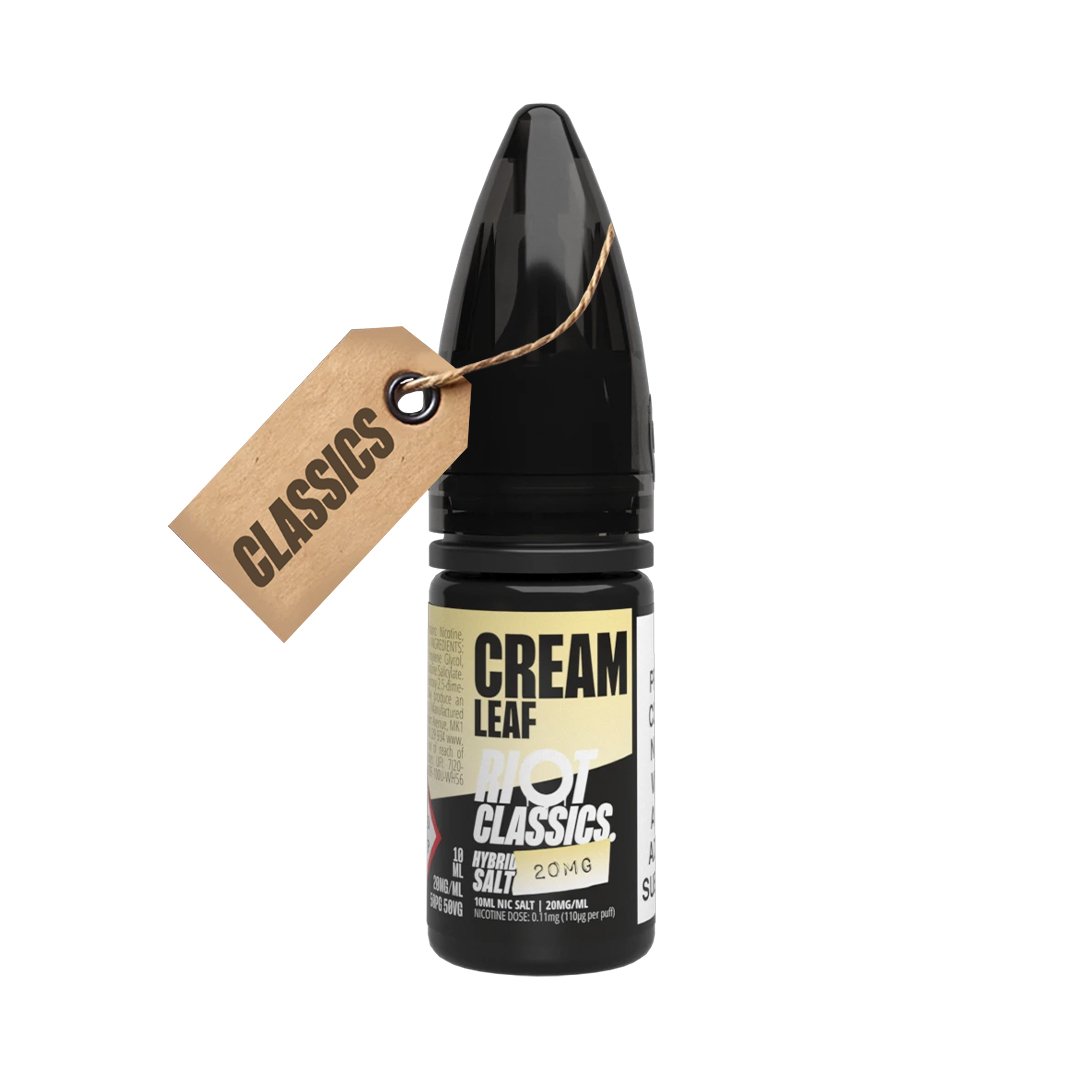 Cream Leaf Nic Salt E-Liquid by Riot Squad
