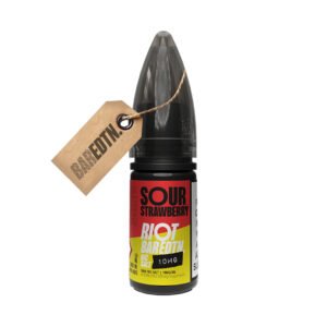 Sour Strawberry Nic Salt E-Liquid by Riot Bar EDTN
